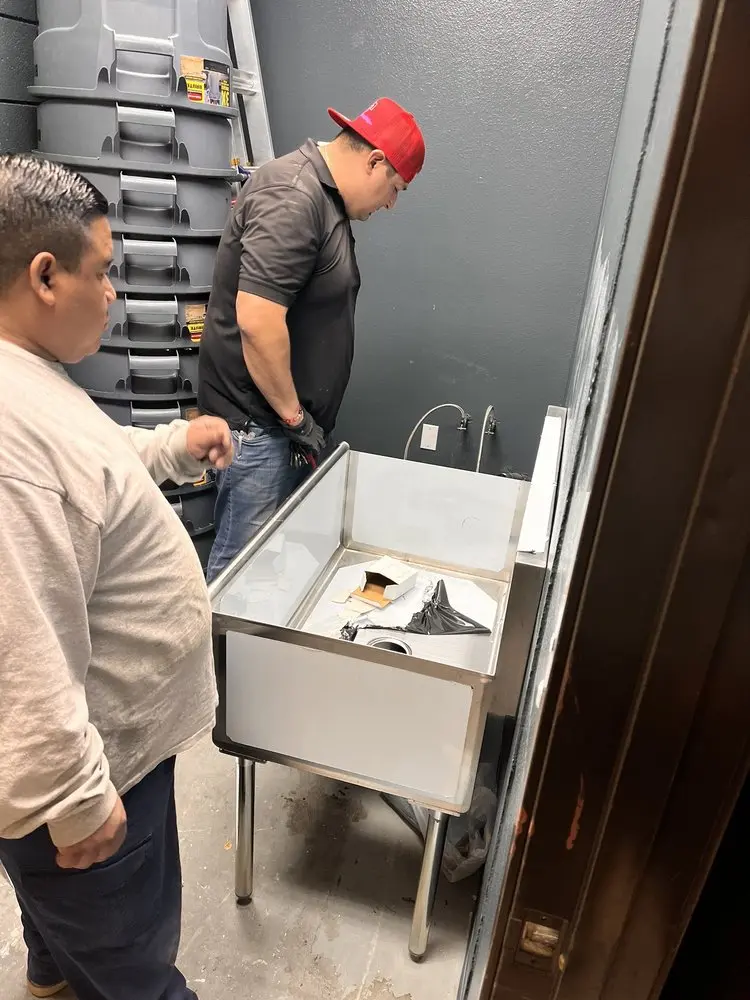 Commercial plumbing and sink installation in Orcutt