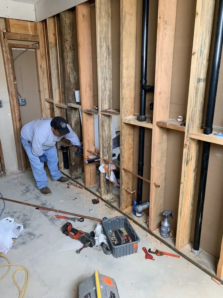Commercial rough-in plumbing for Commercial Plumbing in Orcutt